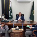 صوبائی وزیر صنعت و تجارت چوہدری شافع حسین سے سری لنکا کے اعزازی قونصل جنرل یاسین جوئیہ کی ملاقات