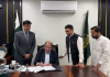 صوبائی وزیر صنعت و تجارت پنجاب سے ورلڈ ٹریڈ ڈیولپرز انکارپوریٹڈ کے چیف ایگزیکٹو آفیسر کی ملاقات