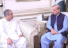 وزیراعظم شہباز شریف سے وفاقی وزیر داخلہ کی ملاقات