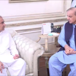 وزیراعظم شہباز شریف سے وفاقی وزیر داخلہ کی ملاقات