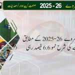 قومی اقتصادی سروے 2025-26 : پیداواری شعبے کی شرح نمو 6.6 فیصد رہی