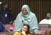 موسمیاتی تبدیلی سے نمٹنے کیلئے سالانہ ایک ارب درخت لگانے کی قومی شجر کاری مہم کی ضرورت ہے، آسیہ ناز تنولی