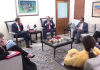 وزیرخزانہ اور برطانوی پارلیمانی انڈر سیکریٹری آف اسٹیٹ کے درمیان ملاقات، علاقائی صورتحال، اقتصادی منظرنامے اور پاکستان کے اصلاحاتی ایجنڈے پر تبادلۂ خیال