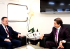 ازبکستان کے سفیر کی وفاقی وزیر ریلوے محمد حنیف عباسی سے ملاقات