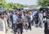 وزیرِ مملکت برائے داخلہ طلال چوہدری کا سیکرٹری داخلہ کے ہمراہ نویں محرم کے مرکزی جلوس کا دورہ
