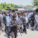 وزیرِ مملکت برائے داخلہ طلال چوہدری کا سیکرٹری داخلہ کے ہمراہ نویں محرم کے مرکزی جلوس کا دورہ