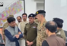 ملتان: یومِ عاشورہ پر جی او سی کا سکیورٹی انتظامات کا جائزہ، کنٹرول رومز کا دورہ