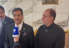 چیئرمین سینیٹ سید یوسف رضا گیلانی اعلیٰ سطحی وفد کے ہمراہ تہران پہنچ گئے
