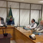 وفاقی وزیر رانا ثناء اللہ سے آزاد جموں و کشمیر سے تعلق رکھنے والے پی ایم ایل این کے وفد کی ملاقات