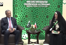 وفاقی وزیر اعظم نذیر تارڑسے ایران کی نائب صدر برائے خواتین و خاندانی امور کی ملاقات