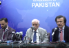وزیراعظم کے معاونِ خصوصی برائے صنعت و پیداوار ہارون اختر خان کا پریس کانفرنس سے خطاب