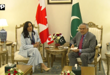نائب وزیر اعظم و وزیر خارجہ اسحاق ڈار سے کینیڈا کی وزیر خارجہ انیتا آنند کی ملاقات، علاقائی و بین الاقوامی امور پر تبادلہ خیال