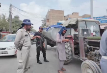 ٹریفک پولیس کی کارروائی،ٹریفک قوانین کی خلاف ورزی پر 20 سے زائد ٹریکٹربند