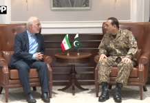 آرمی چیف فیلڈ مارشل سید عاصم منیر سے ایرانی وزیر داخلہ اسکندر مومنی کی ملاقات