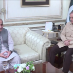 وزیراعظم شہباز شریف سے خواجہ سعد رفیق کی ملاقات