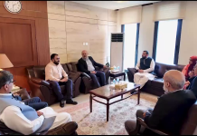 وزیر تجارت جام کمال خان سے اسلام آباد چیمبر آف اسمال ٹریڈرز اینڈ اسمال انڈسٹریز کے وفد کی ملاقات