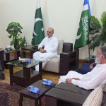 وفاقی وزیر داخلہ محسن نقوی کی منصورہ آمد،امیر جماعت اسلامی حافظ نعیم الرحمان سے ملاقات