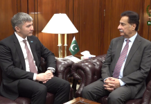 اسپیکر قومی اسمبلی سردار ایاز صادق سے قازقستان کے سفیر یرزہان کستافن کی الوداعی ملاقات