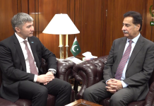 اسپیکر قومی اسمبلی سردار ایاز صادق سے قازقستان کے سفیر یرزہان کستافن کی الوداعی ملاقات
