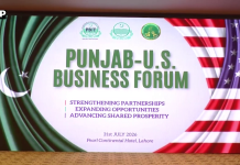 پنجاب میں امریکی سرمایہ کاری کے فروغ کے لیے مشترکہ ورکنگ گروپس قائم کرنے کا فیصلہ