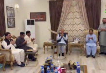 وزیراعظم شہباز شریف کی ڈپٹی اسپیکر پنجاب اسمبلی کی رہائش گاہ آمد،والد کے انتقال پر تعزیت کی