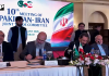 پاکستان، ایران کا دوطرفہ تجارت کا حجم 10 ارب ڈالر تک بڑھانے کے عزم کا اعادہ