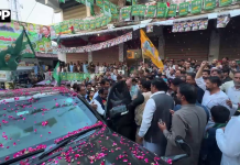 دیرکوٹ: ن لیگ کے رہنماؤں کا بڑا جلسہ، رانا ثناء اور امیر مقام کا خطاب