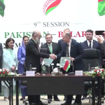 پاکستان- بیلاروس 9واں مشترکہ وزارتی کمیشن اجلاس، پروٹوکول اور میڈیا سے متعلق مفاہمتی یادداشت پر دستخط