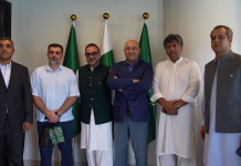 ایرانی کرکٹ ایسوسی ایشن کے وفد کا پی سی بی ہیڈ کوارٹر لاہور کا دورہ