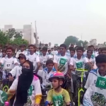 قصور میں جشنِ آزادی پر شاندار ریلی، ننھے سائیکلسٹس میں انعامات تقسیم