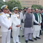 کراچی بندرگاہ پر جشنِ یومِ آزادی کی تقریب منعقد