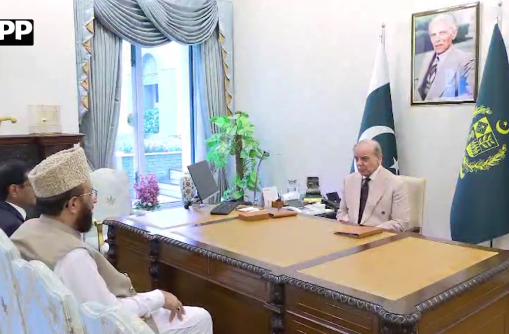 وزیراعظم شہباز شریف سے وفاقی وزیرِ مذہبی امور کی ملاقات
