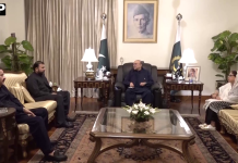صدرِ مملکت آصف علی زرداری سے وزیراعلیٰ بلوچستان کی ملاقات