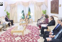 وزیراعظم شہباز شریف سے اقوام متحدہ کے ریزیڈنٹ کوآرڈینیٹر محمد یحییٰ کی الوداعی ملاقات