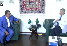 وفاقی وزیر قانون اعظم نذیر تارڑ سے بنگلہ دیشی ہائی کمشنر کی ملاقات، قانونی اصلاحات اور ڈیجیٹلائزیشن پر تبادلہ خیال