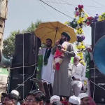 ملک بھر کی طرح تحصیل عارفوالا میں جشن عید میلاد النبی ﷺ کا مرکزی جلوس جامع مسجد غلہ منڈی سے نکالا گیا