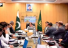 وفاقی وزیرِ ریلوے سے ڈائریکٹر جنرل فرنٹیر ورکس آرگنائزیشن کی ملاقات، تعمیراتی پیش رفت پر تفصیلی بریفنگ