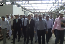 وفاقی وزیرِ ریلوے محمد حنیف عباسی کا رسالپور لوکوموٹیو فیکٹری کا تفصیلی دورہ