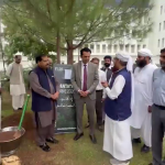 وزیر مملکت طلال چوہدری کا آر بلاک پاک سیکریٹریٹ میں مون سون شجرکاری مہم کا افتتاح
