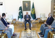 وزیراعظم شہباز شریف سے آزاد جموں و کشمیر کے نو منتخب وزیراعظم سید افتخار علی گیلانی کی ملاقات