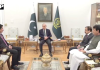 وزیراعظم شہبازشریف سےگورنرخیبر پختونخوا فیصل کریم کنڈی کی ملاقات