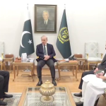 وزیراعظم شہبازشریف سےگورنرخیبر پختونخوا فیصل کریم کنڈی کی ملاقات
