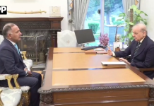 وزیراعظم شہباز شریف سے چیئرمین این ڈی ایم اے جنرل انعام حیدر ملک کی ملاقات