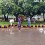 اسلام آباد میں شدید بارش کے دوران اور بعد میں سی ڈی اے سینیٹیشن ڈیپارٹمنٹ کی ٹیمیں مسلسل فیلڈ میں متحرک رہیں