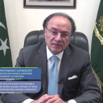 وزیرِ خزانہ سینیٹر محمد اورنگزیب کا پائیدار پانڈا بانڈ کو کلائمیٹ بانڈز ایوارڈز میں عالمی پذیرائی ملنے پر اظہارِ تشکر