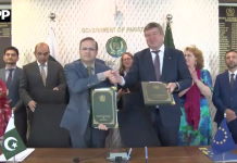 پاکستان ، یورپی یونین کے درمیان 6 کروڑ 50 لاکھ یورو کے معاہدوں پر دستخط