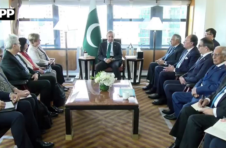 وزیراعظم شہباز شریف کی آئی ایم ایف کی منیجنگ ڈائریکٹر سے ملاقات