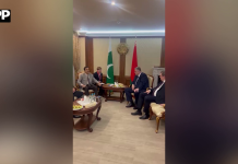 چیئرمین سینیٹ سید یوسف رضا گیلانی کی قیادت میں پاکستانی پارلیمانی وفد سرکاری دورے پر بیلاروس پہنچ گیا