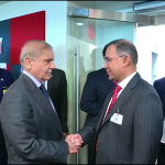 وزیراعظم شہباز شریف کی بنگلہ دیش کے وزیراعظم سے ملاقات