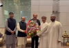 چیئرمین وزیراعظم یوتھ پروگرام رانا مشہود احمد خان مسقط پہنچ گئے